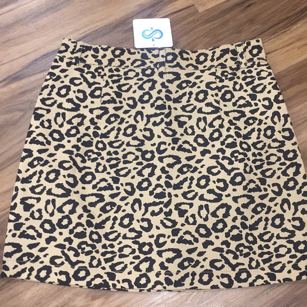 ⭐️new! Leopard Mini Skirt! New w/Tag - Picture 4 of 4